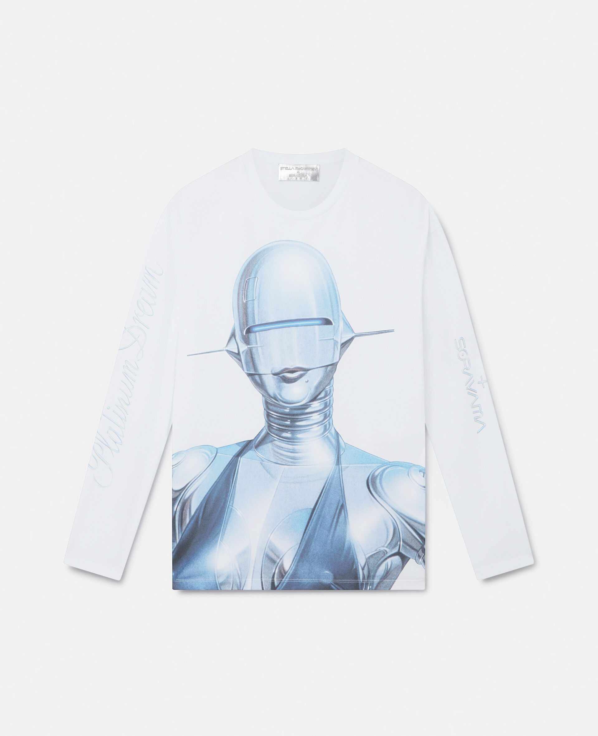 Sexy Robot Long-Sleeve Organic Cotton T-Shirt