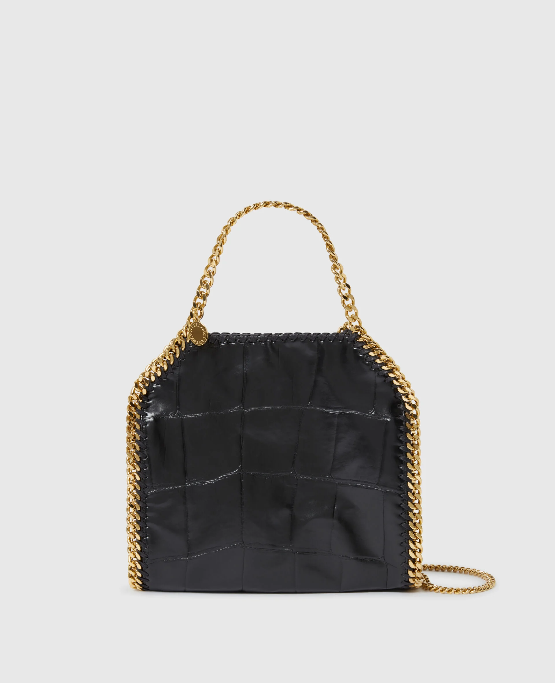 Falabella Crocodile-Embossed Mini Tote