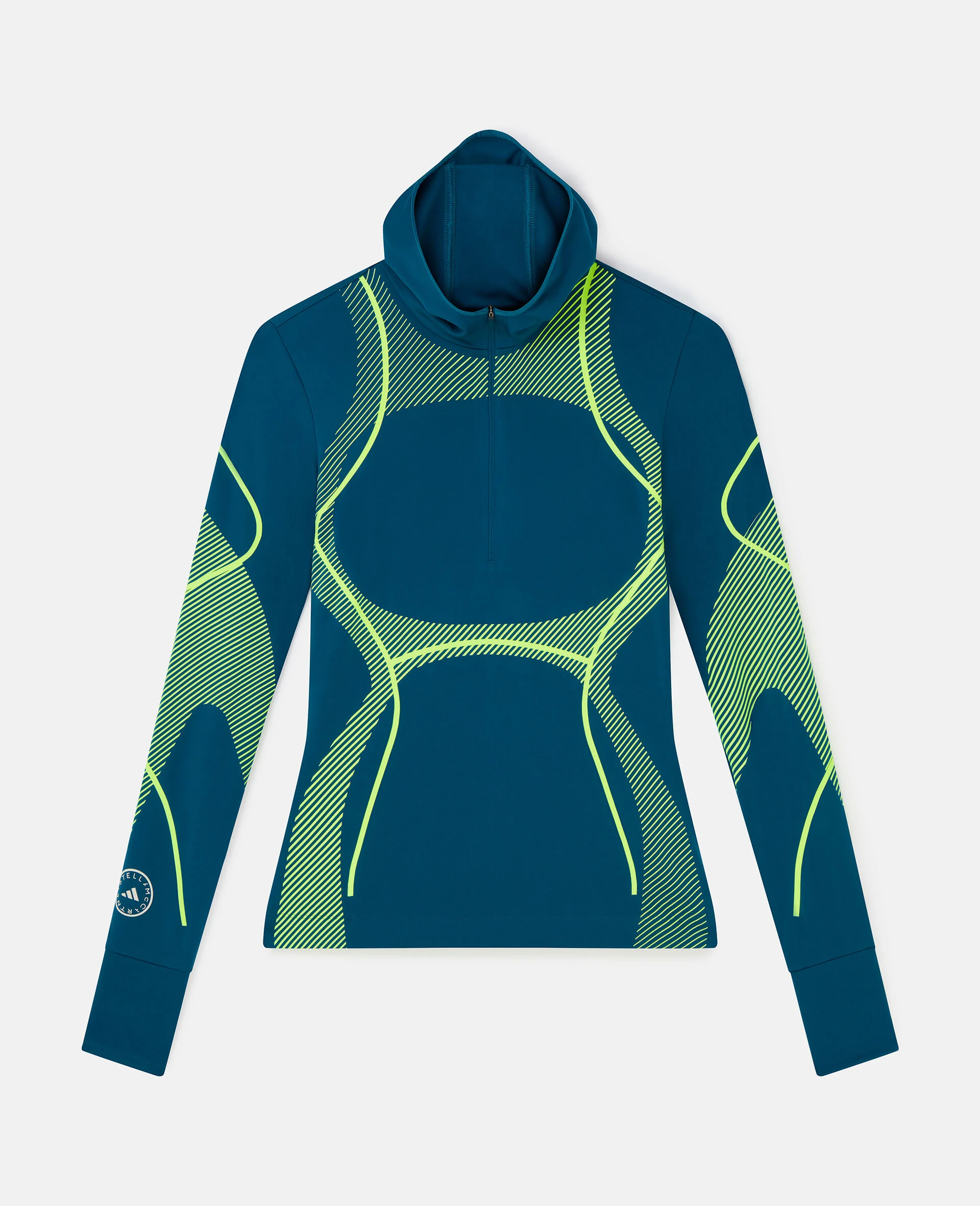 TruePace Hooded Running Long Sleeve Midlayer Top