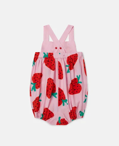 Strawberry Print Romper 4 Strawberry Print Romper