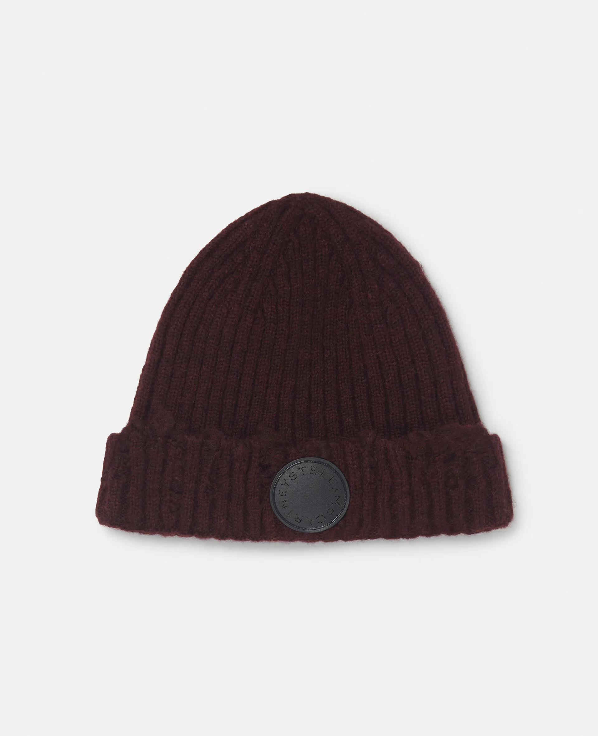 Distressed Ribbed Knit Beanie