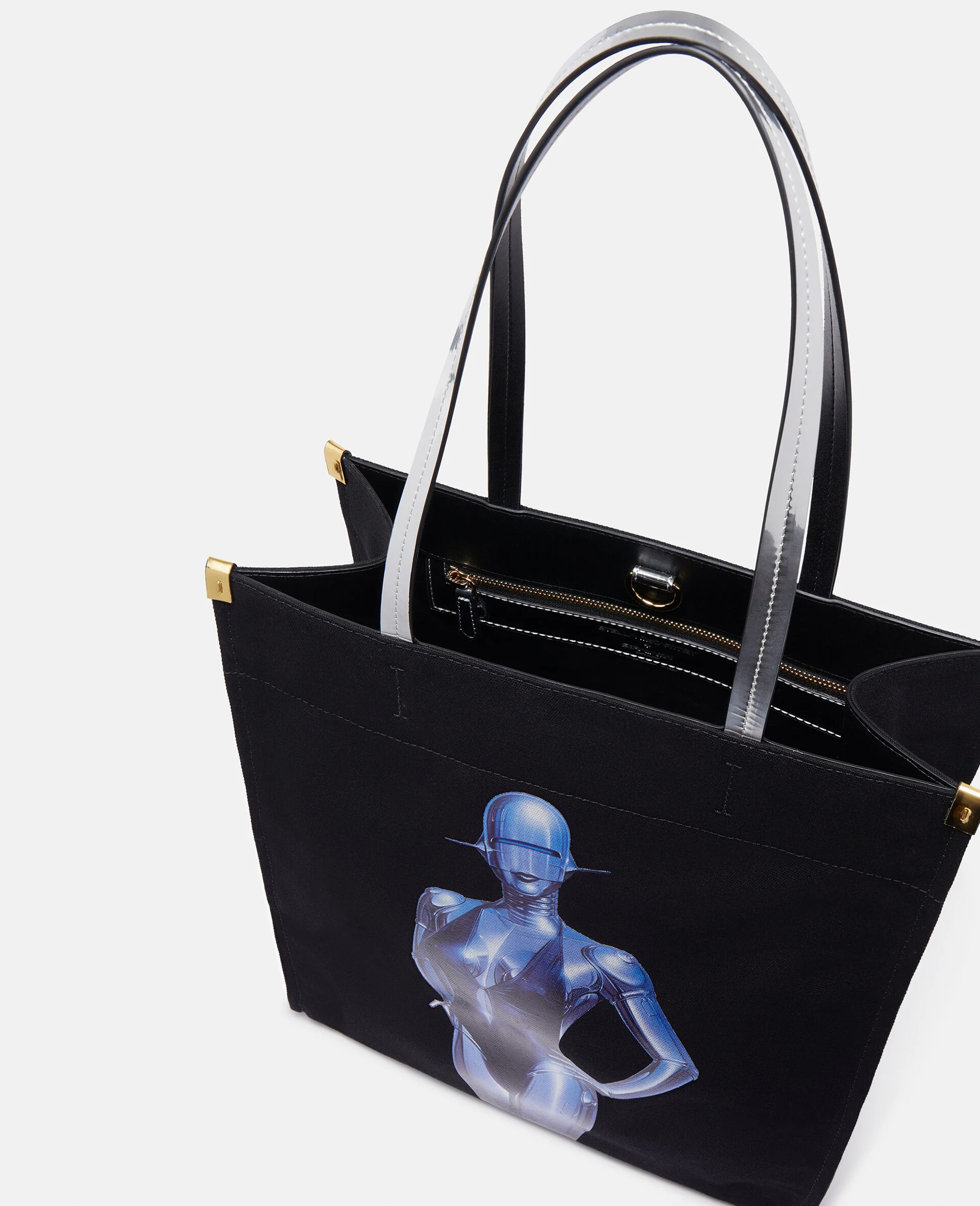 Sexy Robot Graphic Organic Cotton Canvas Tote Bag 7 Sexy Robot Graphic Organic Cotton Canvas Tote Bag