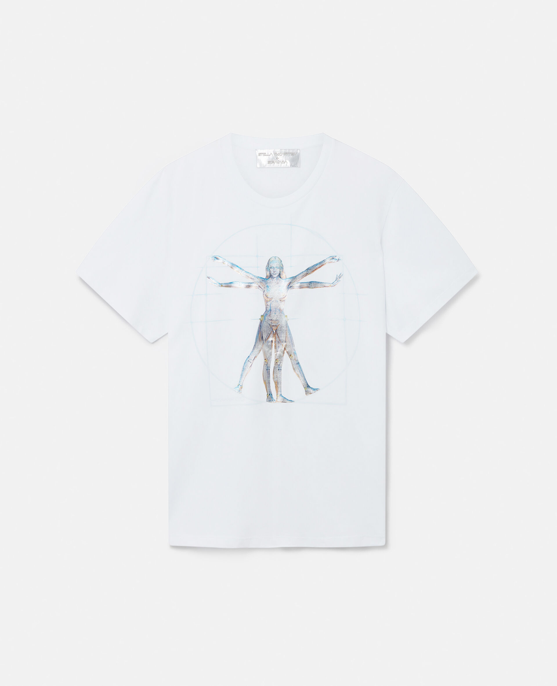 Vitruvian Woman Oversized Organic Cotton T-Shirt