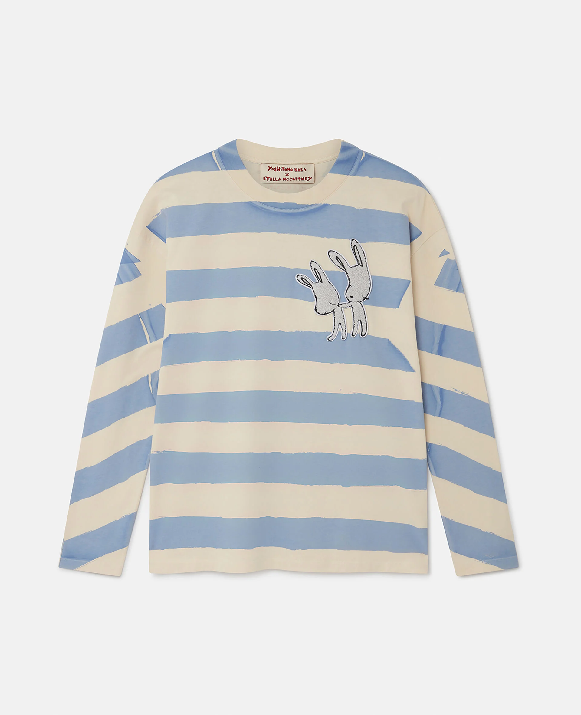Bunny Embroidery Breton T-Shirt