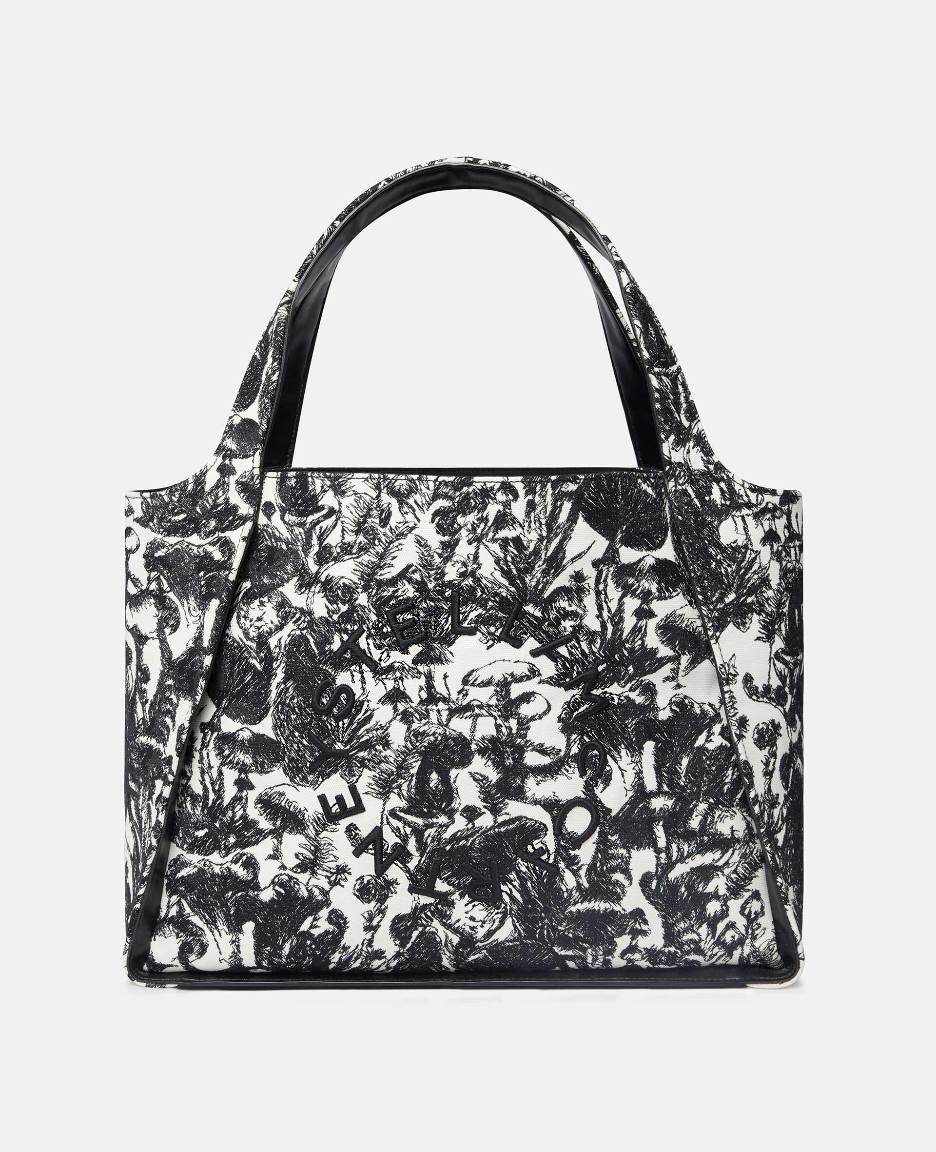 Logo Fungi Forest Toile de Jouy Tote Bag
