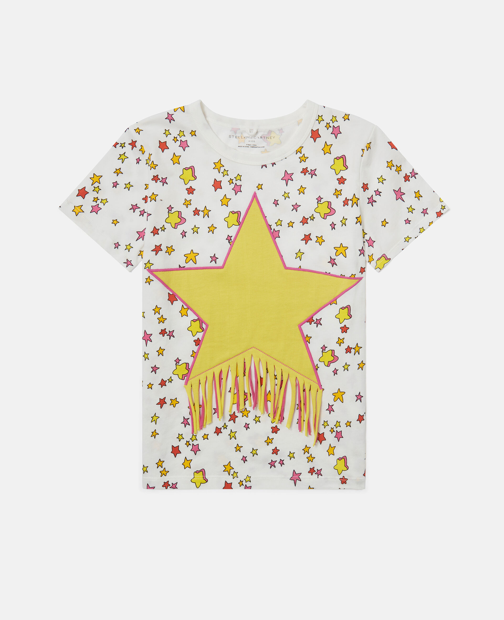 Star Graphic Fringed T-Shirt
