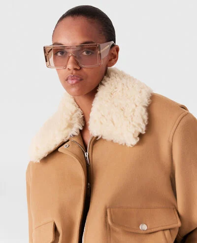Plush Teddy Bomber Jacket 4 Plush Teddy Bomber Jacket