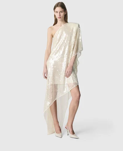 One-Sleeve Sequin Dress 5 One-Sleeve Sequin Dress