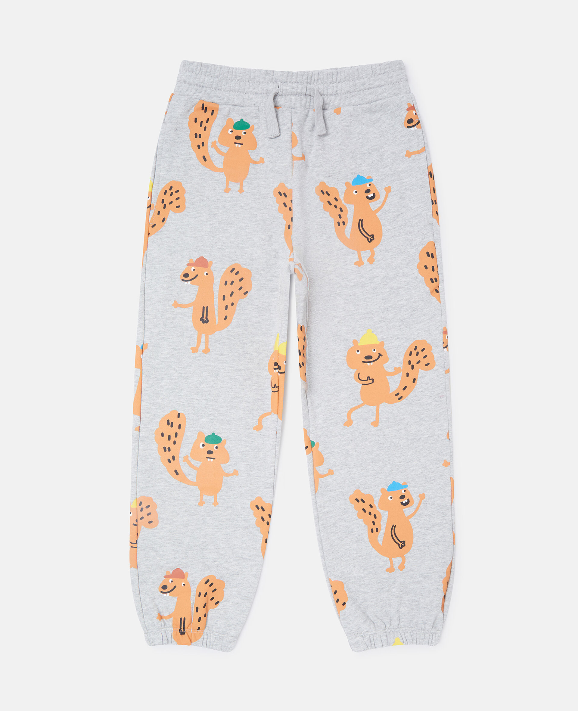 Squirrel Graphic Drawstring Sweatpants
