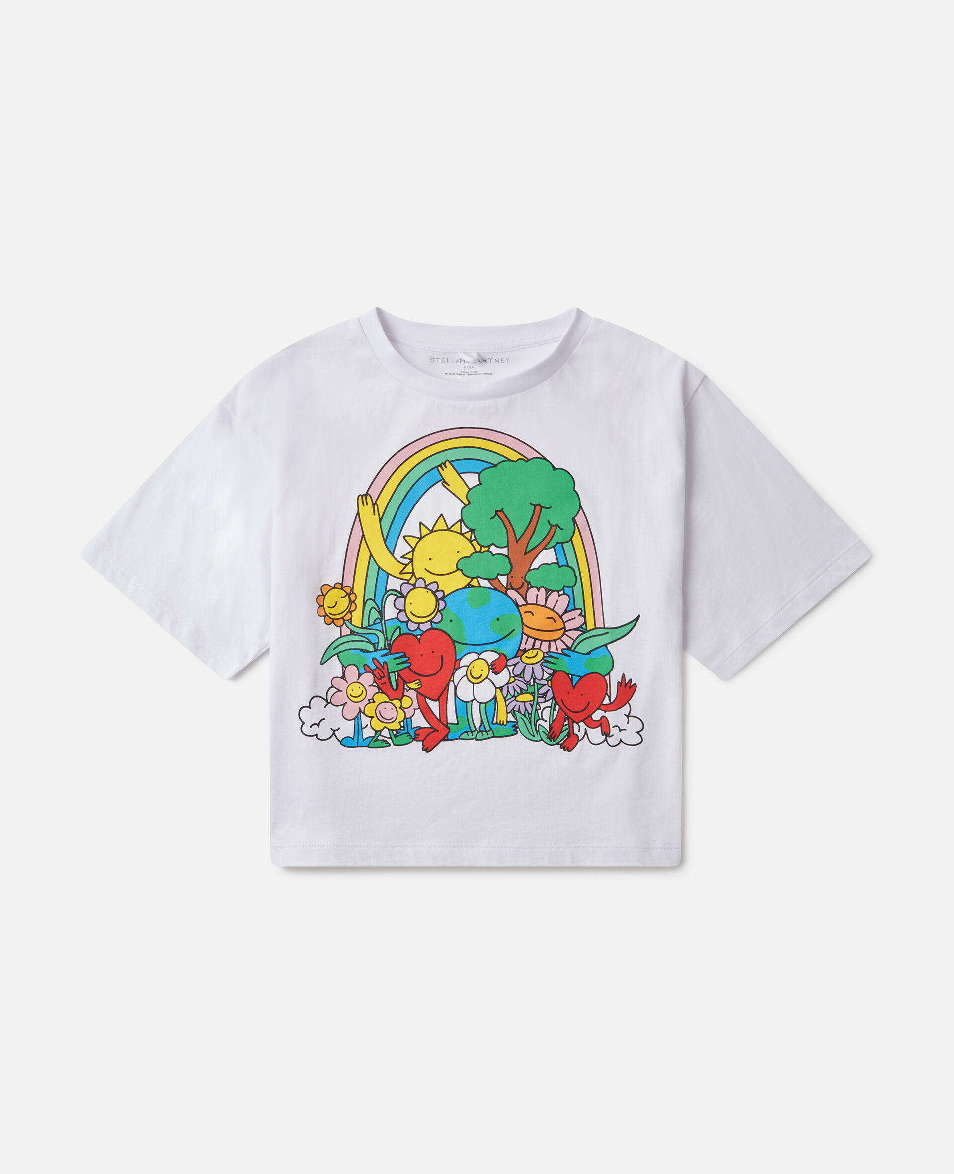 Earth Friends Graphic Cropped T-Shirt