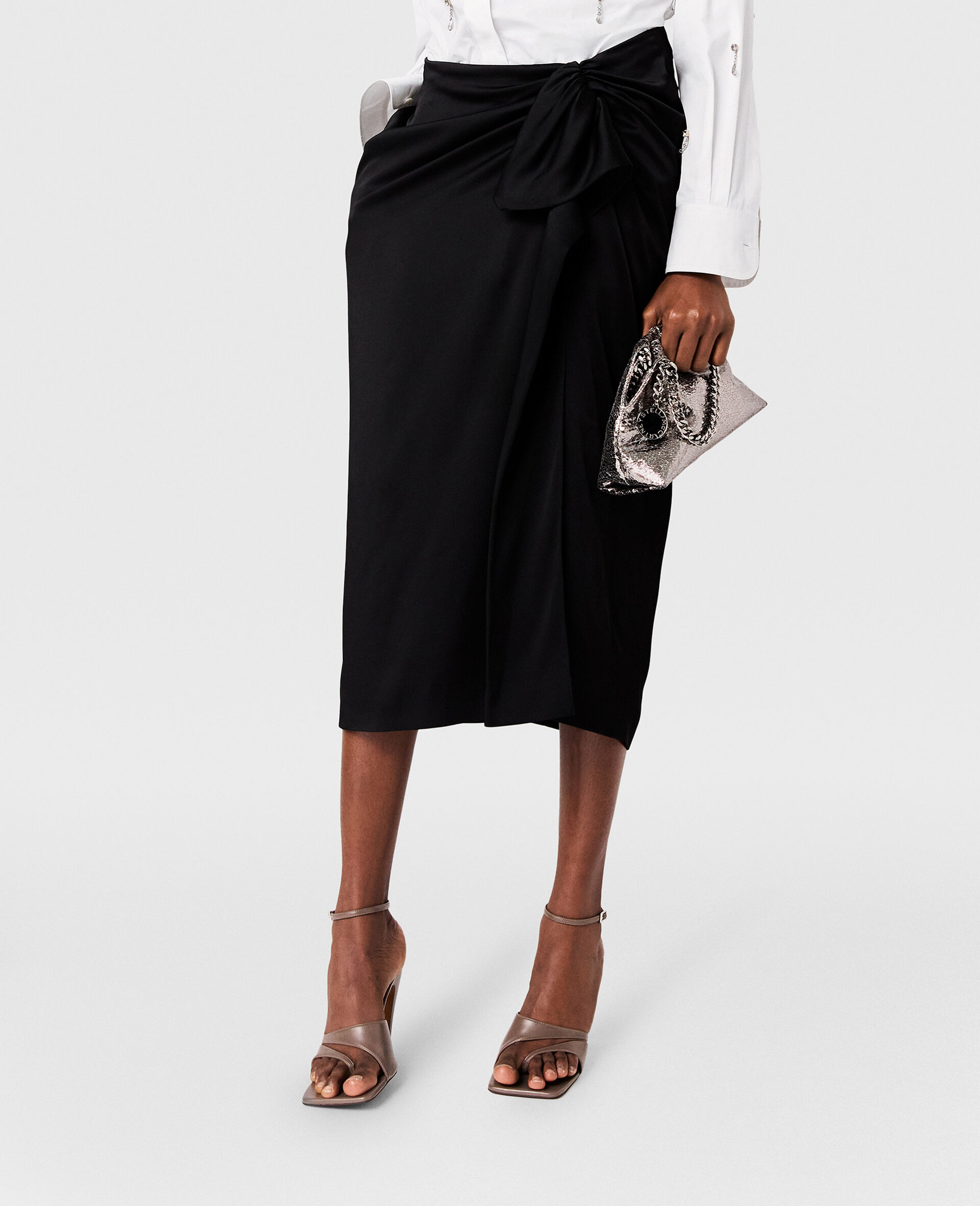 Knotted Asymmetric Midi Skirt Stella McCartney US — free download