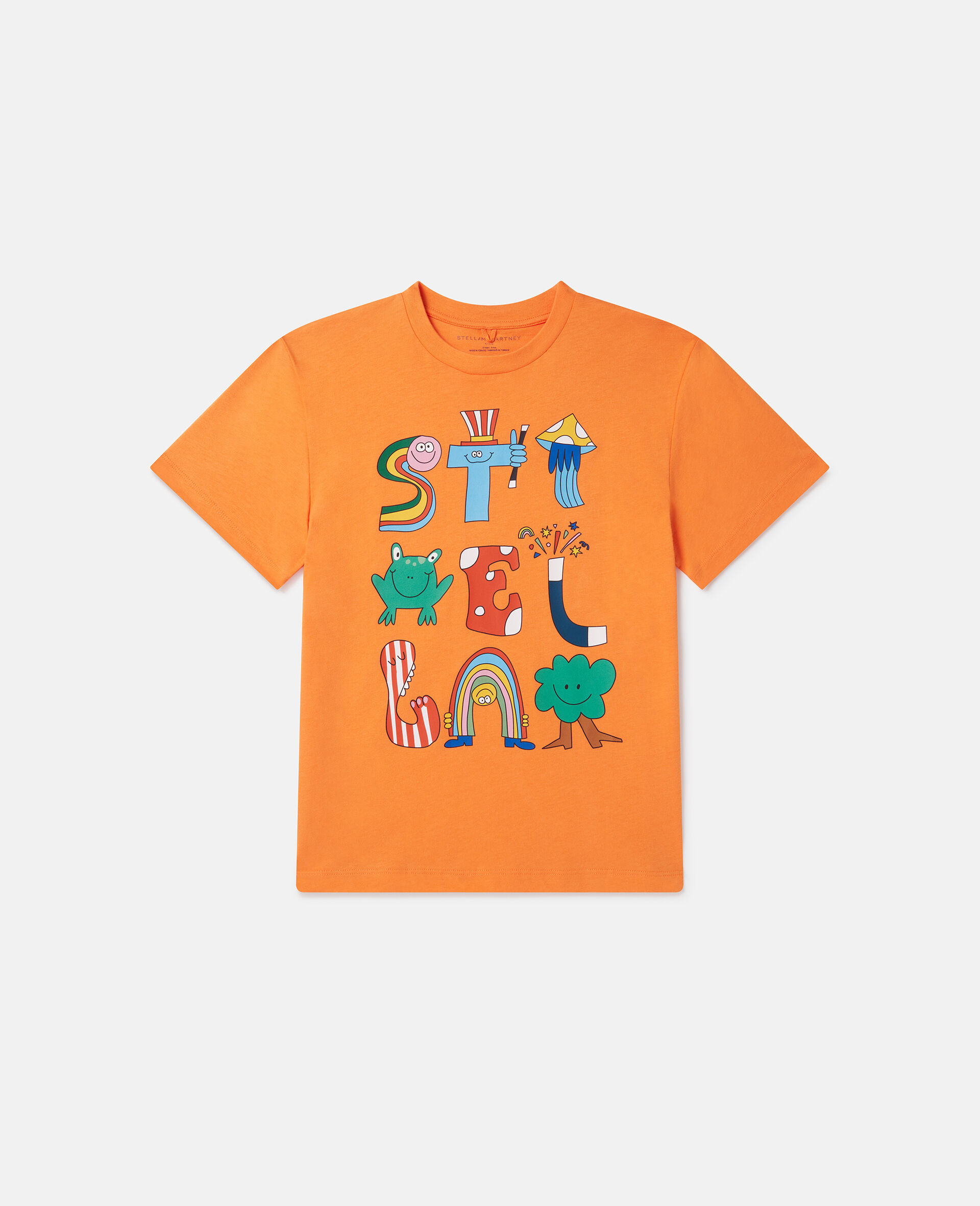 Stella Woodland Lettering Crewneck T-Shirt