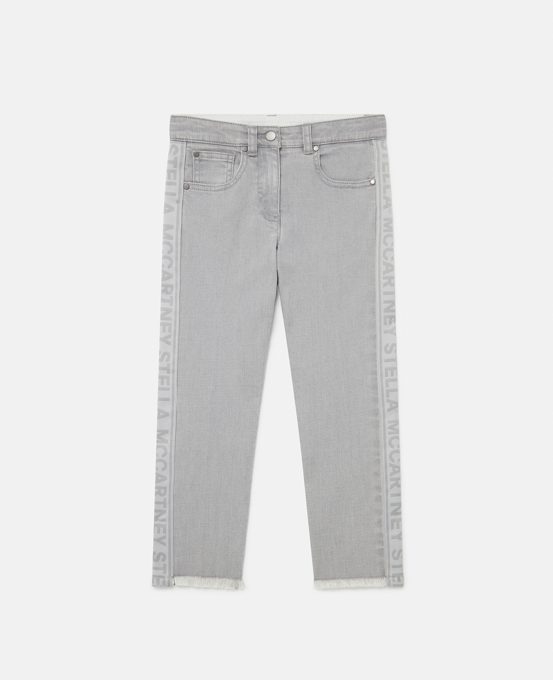 Branded Panel Denim Jeans