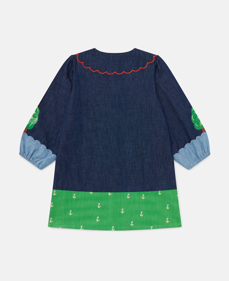 Farmyard Appliqu Long-Sleeve Dress 3 Farmyard Appliqu Long-Sleeve Dress