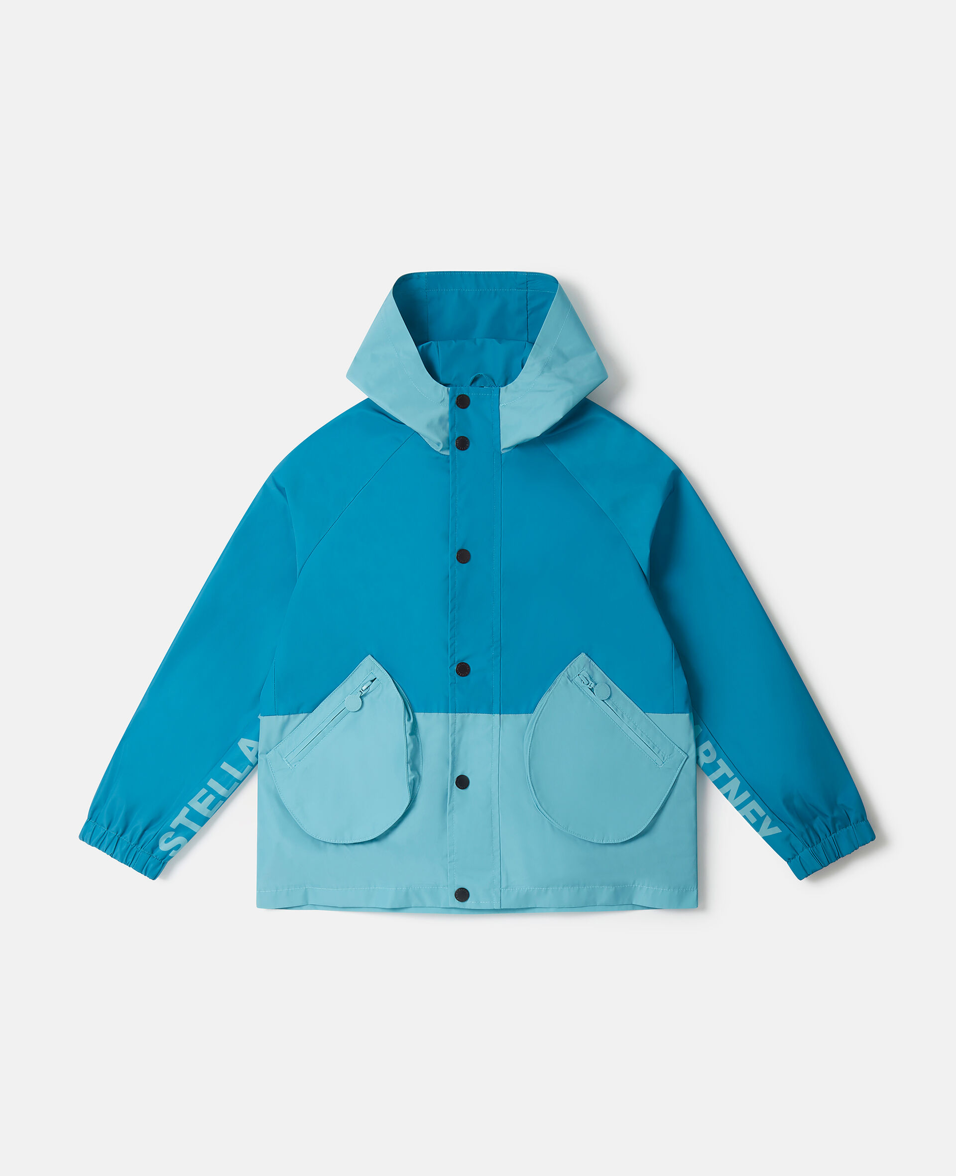 Colourblock Hooded Parka Jacket