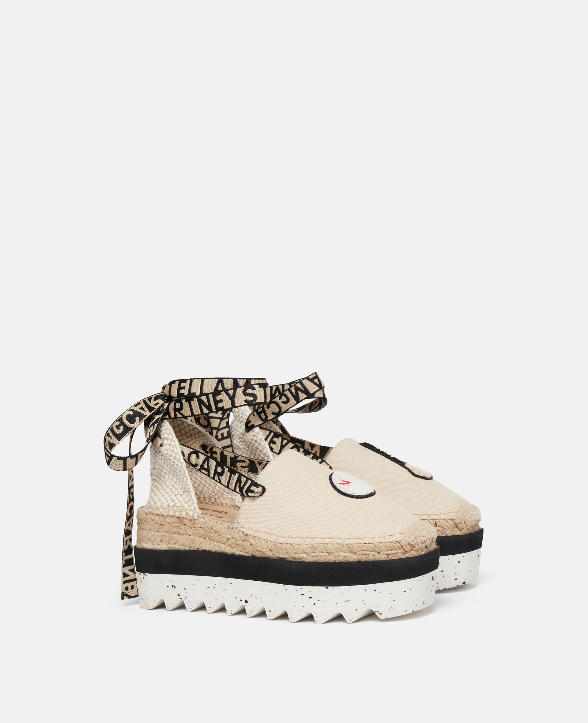 Gaia Little Black Bunny Embroidery Canvas Espadrilles 7 Gaia Little Black Bunny Embroidery Canvas Espadrilles