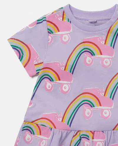 Rollerskate Rainbow Print Dress 3 Rollerskate Rainbow Print Dress