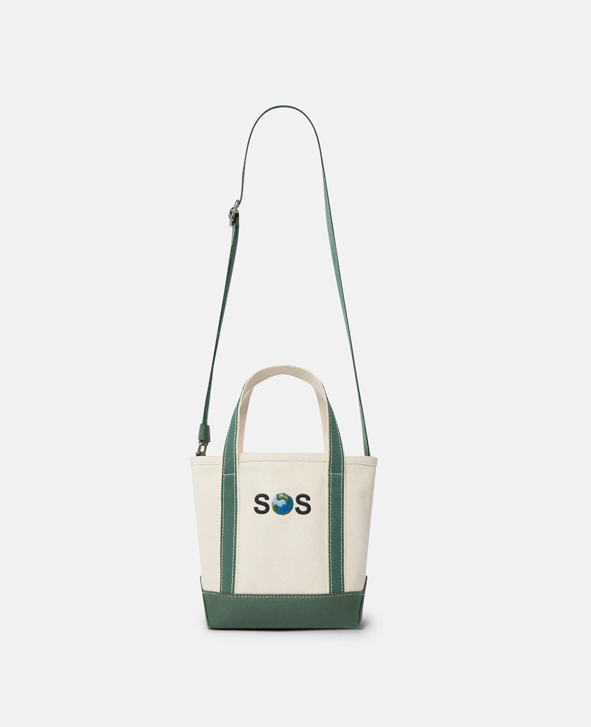 SOS Embroidered Small Tote Bag