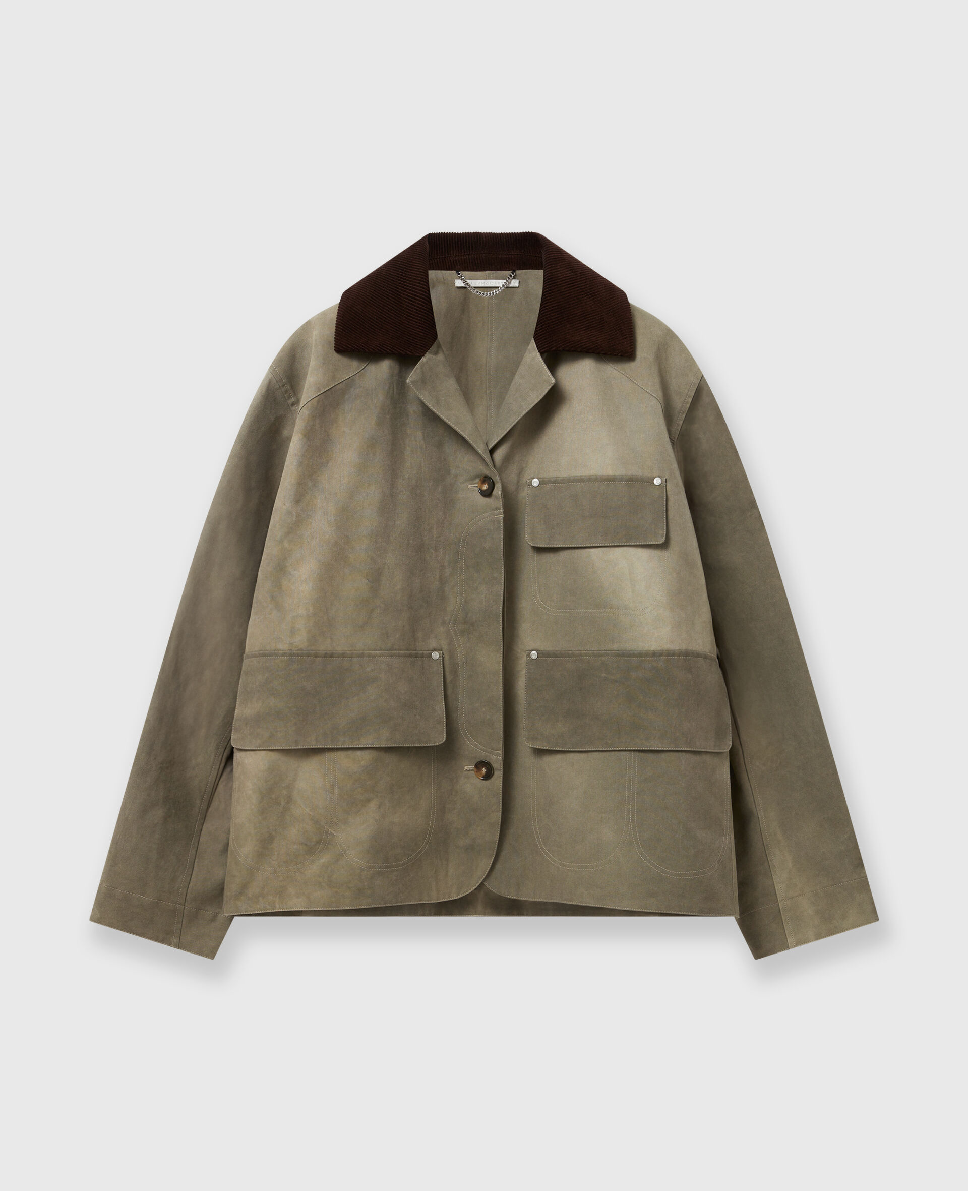 Corduroy Collar Aged Jacket
