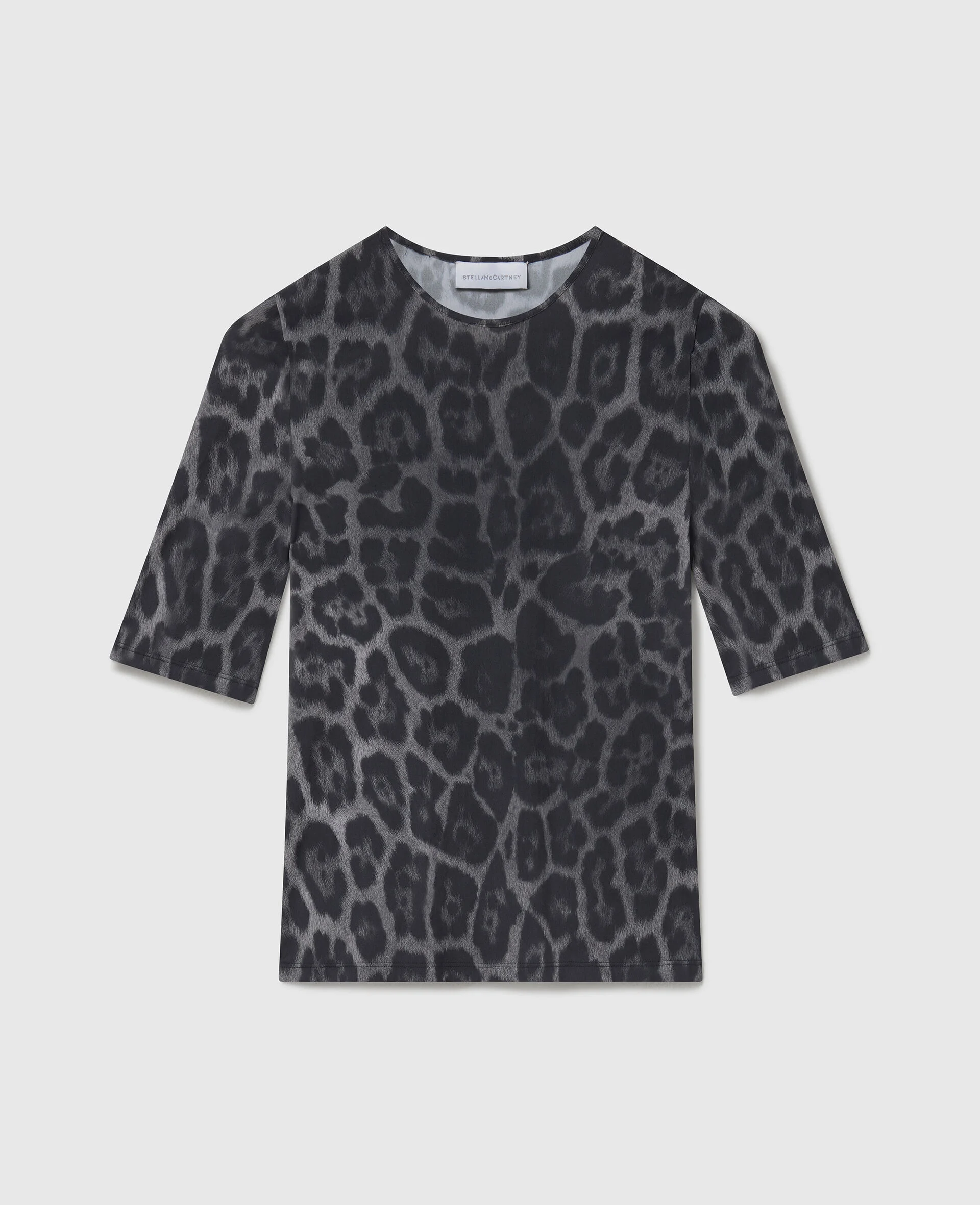 Leopard-Print Short-Sleeve T-Shirt