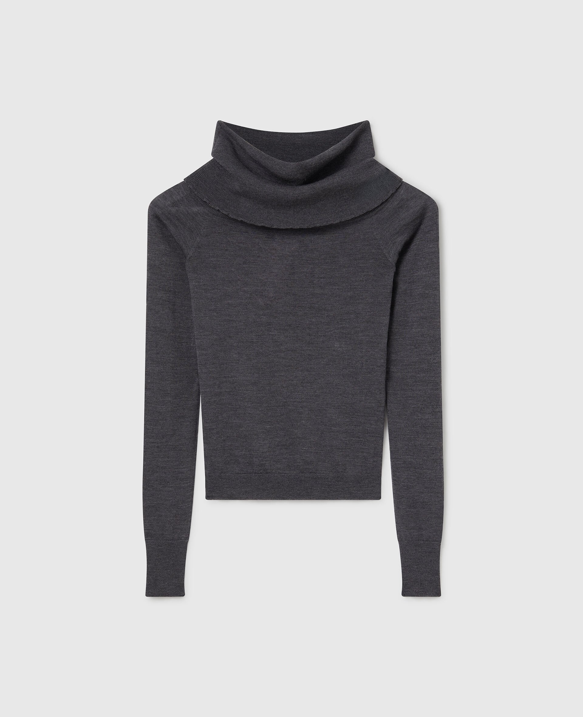 Off-Shoulder Long-Sleeve Jumper