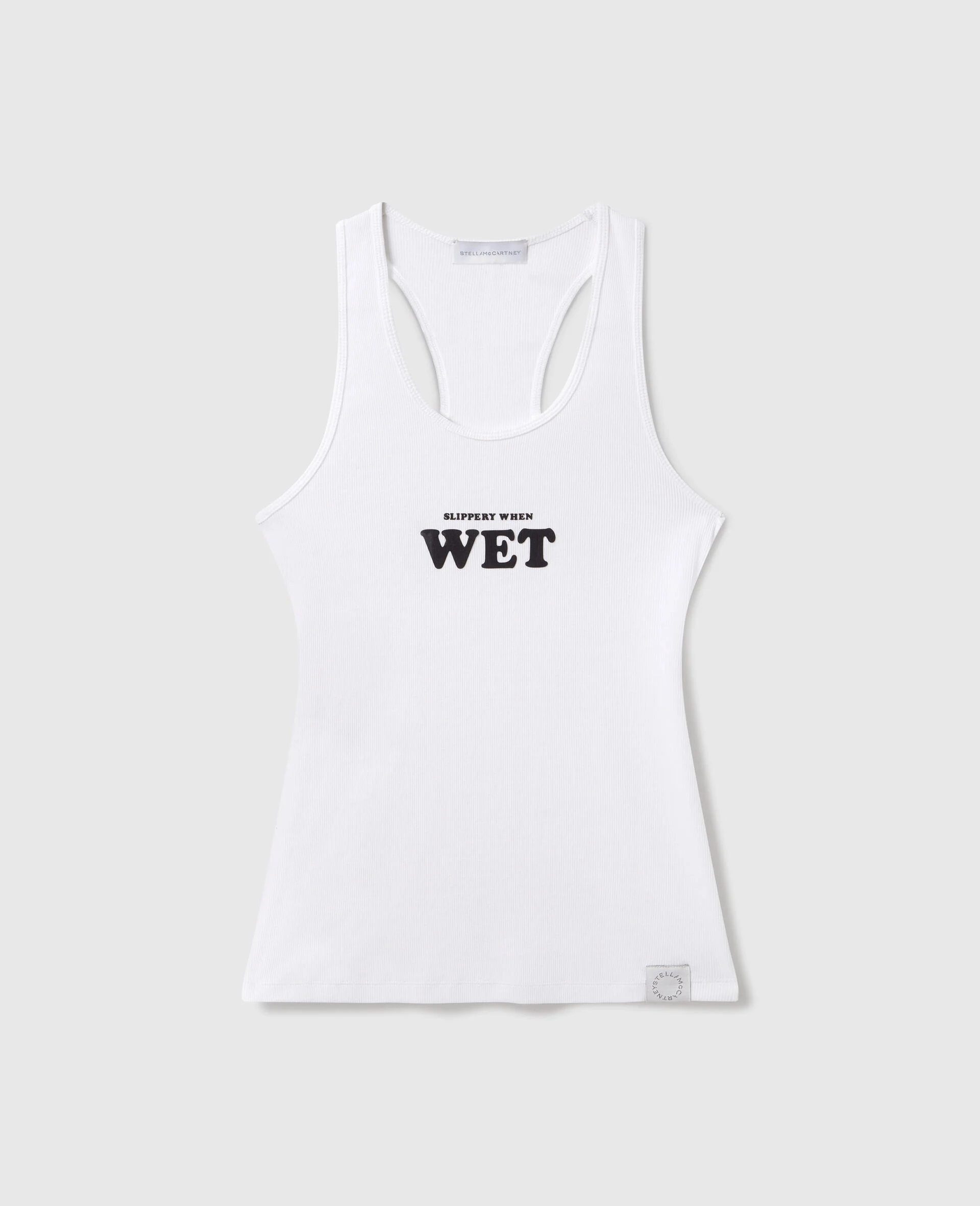 Slippery When Wet Racerback Tank Top