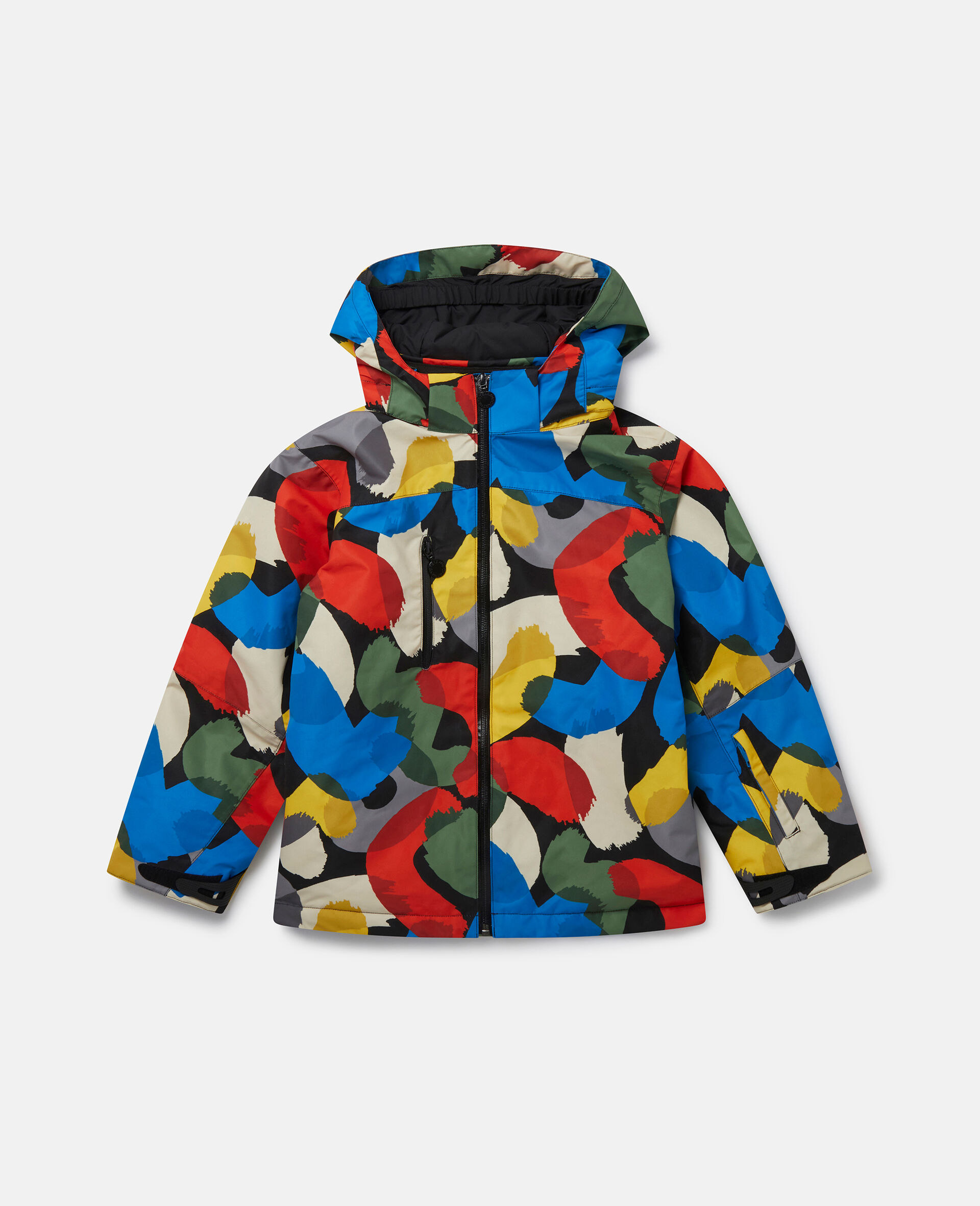Colour Pop Smudge Print Hooded Jacket