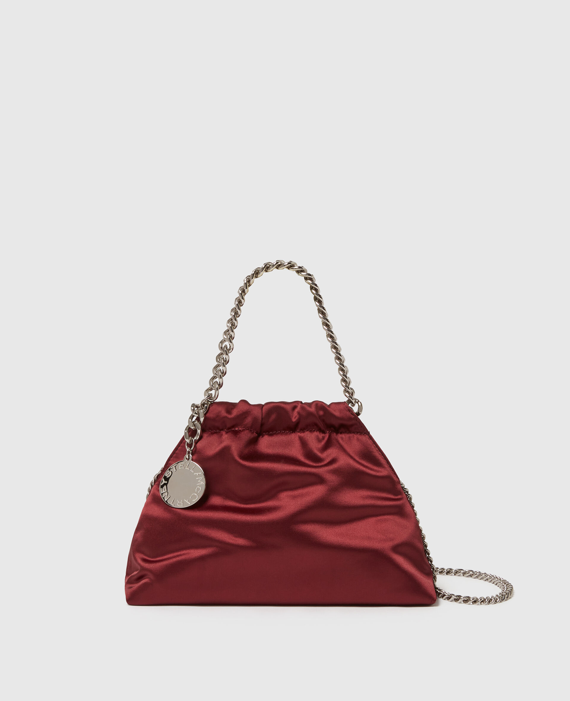 Falabella Satin Drawstring Crossbody Bag