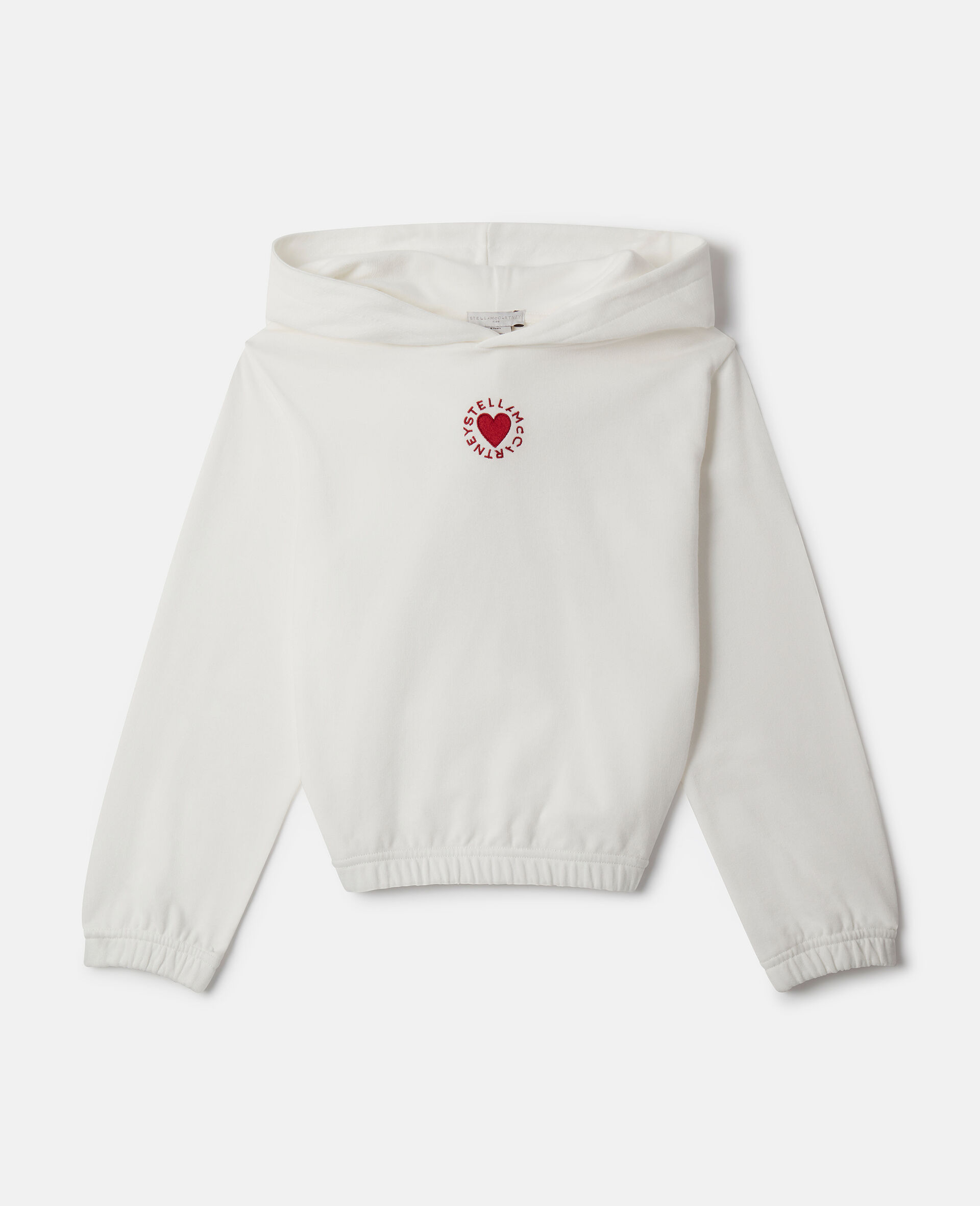 Heart Embroidered Hoodie
