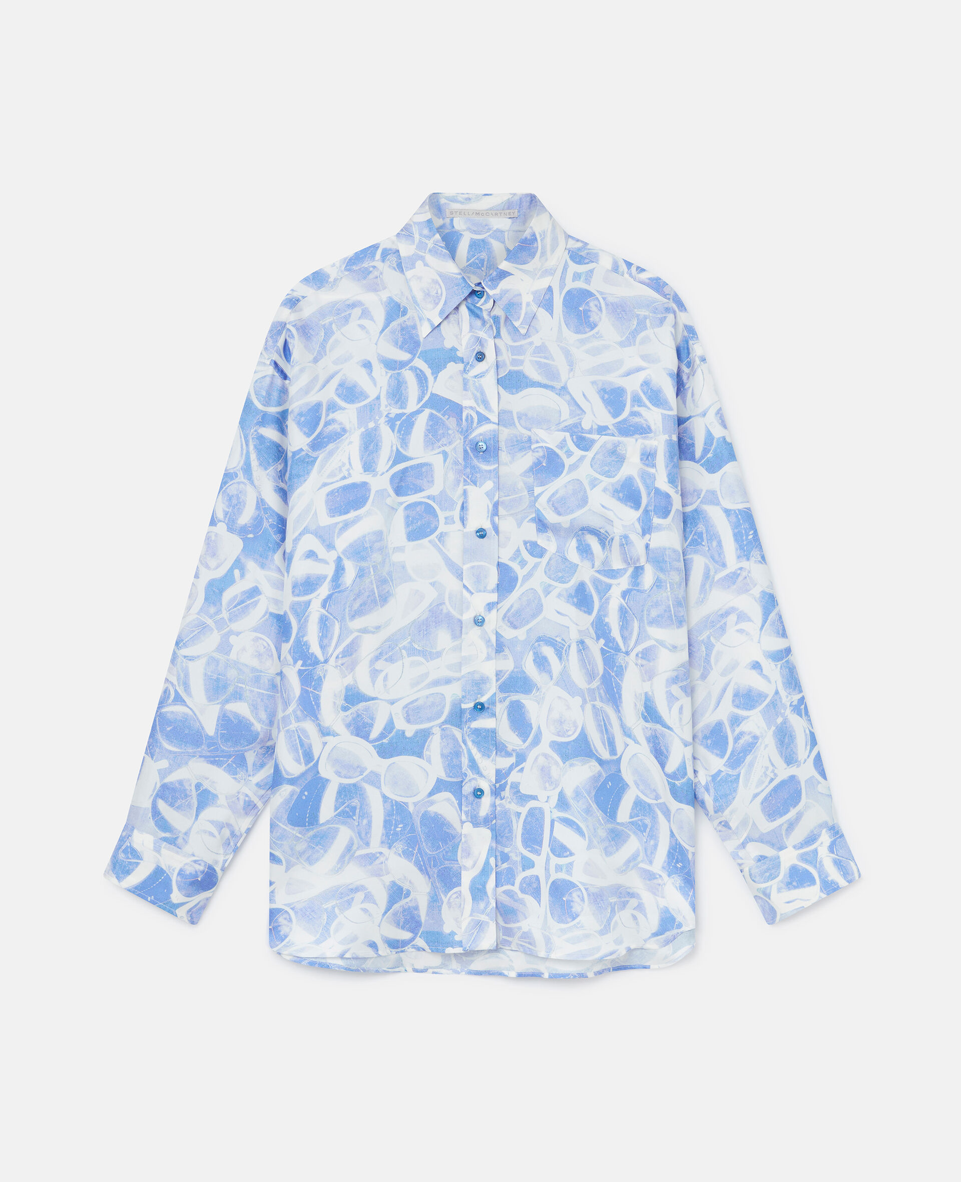 Sunglasses Print Long-Sleeve Shirt