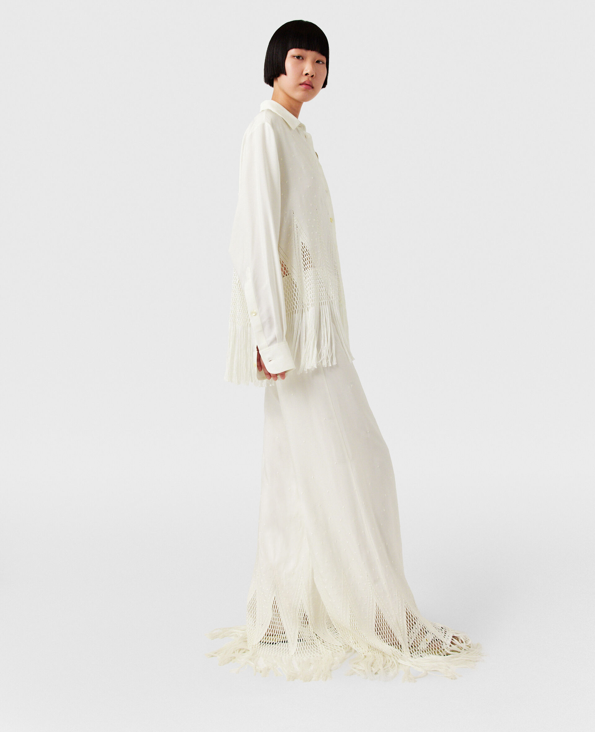 Open-Knit Fringe Wide-Leg Pants 8 Open-Knit Fringe Wide-Leg Pants