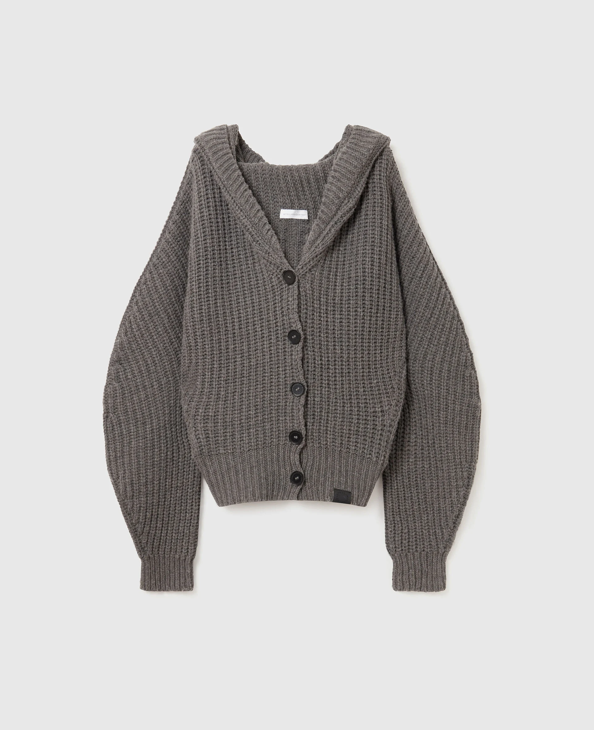 Chunky Ribbed Hooded Cardigan